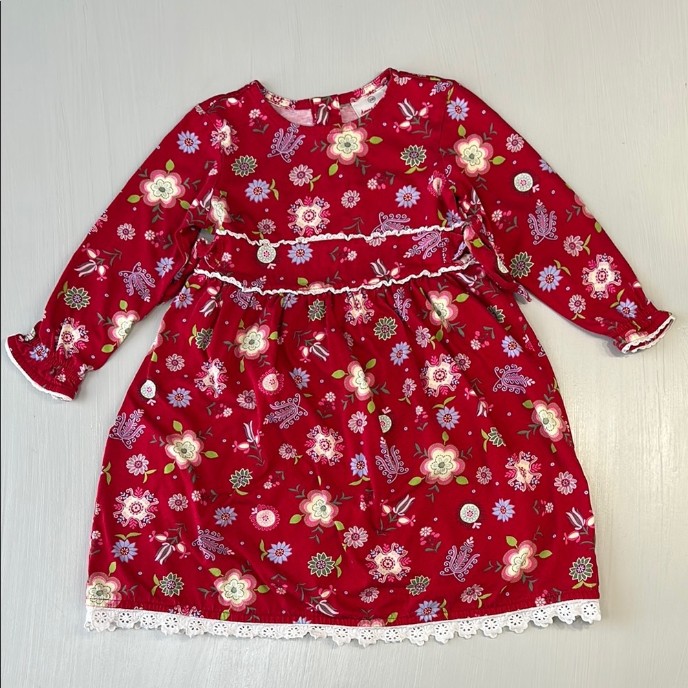 Hanna Andersson Long Sleeve Floral Dress